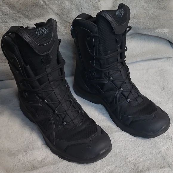 Haix Tactical Black Eagle Athletic 2.0T Boots Mens Size 12W - Picture 1 of 10